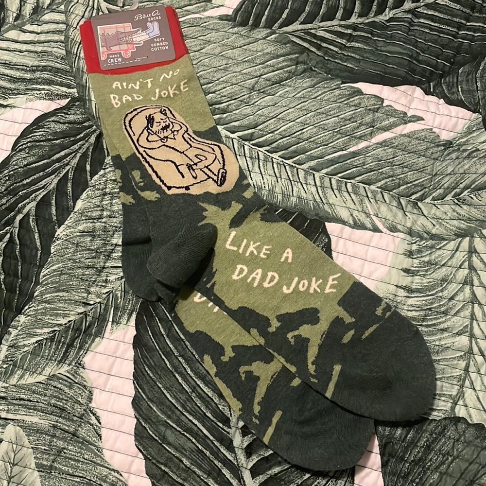 Blue Q Novelty Crew Socks - Men